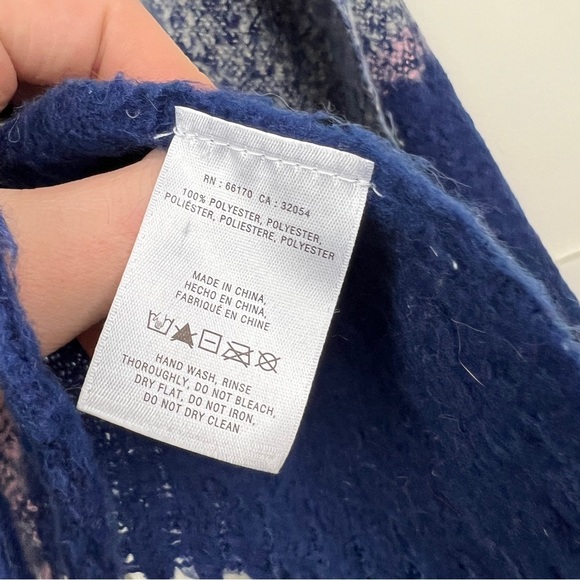 Anthropologie Colorblock Soft Chunky Blanket Scarf - Picture 3 of 4